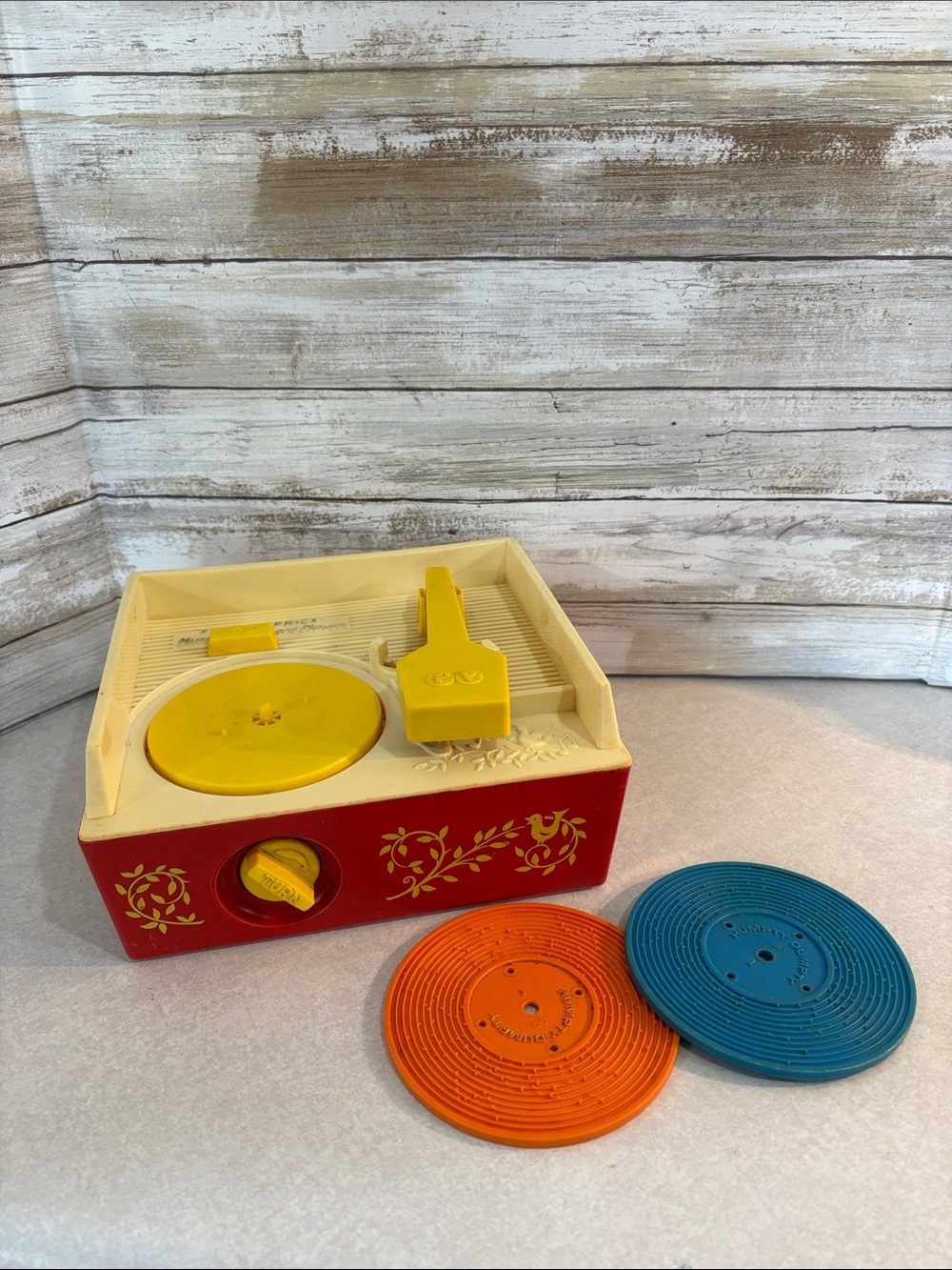 Vintage Fisher Price Music Box Record Player
